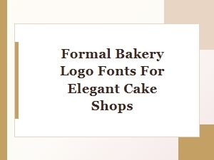 The Art of Typography in Formal Bakery Design